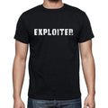 exploiter, French Dictionary, Men's Short Sleeve Round Neck T-shirt 00009