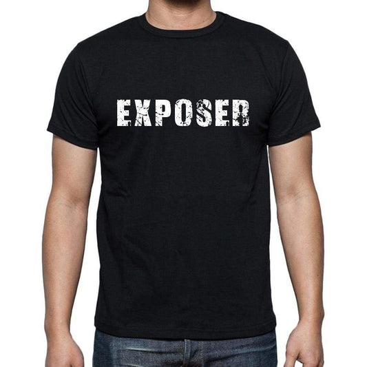 Exposer French Dictionary Mens Short Sleeve Round Neck T-Shirt 00009 - Casual