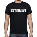 extensive Men's Short Sleeve Round Neck T-shirt , Black T-shirt EN