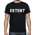 extent Men's Short Sleeve Round Neck T-shirt , Black T-shirt EN