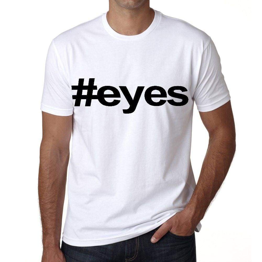 Eyes Hashtag Mens Short Sleeve Round Neck T-Shirt 00076