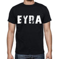 eyra Men's Short Sleeve Round Neck T-shirt , 4 letters Black