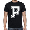 F Men's Short Sleeve Round Neck T-shirt 00177