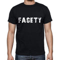 facety, Herren-Kurzarm-Rundhals-T-Shirt 00004