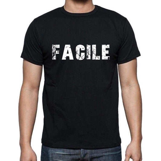 Facile Mens Short Sleeve Round Neck T-Shirt 00017 - Casual