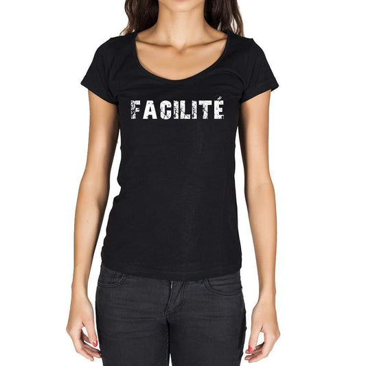 Facilité French Dictionary Womens Short Sleeve Round Neck T-Shirt 00010 - Casual