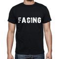 facing ,Men's Short Sleeve Round Neck T-shirt 00004