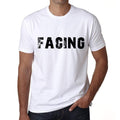 facing Men's T shirt White Birthday Gift 00552