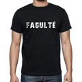 faculté, French Dictionary, Men's Short Sleeve Round Neck T-shirt 00009