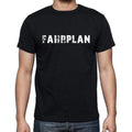 fahrplan, Herren-Kurzarm-T-Shirt mit Rundhalsausschnitt