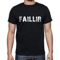 faillir, French Dictionary, Men's Short Sleeve Round Neck T-shirt 00009
