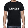 fameux, French Dictionary, Men's Short Sleeve Round Neck T-shirt 00009