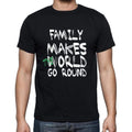 family, World Goes Round, Men's Short Sleeve Round Neck T-shirt 00082