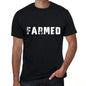 Farmed Mens Vintage T Shirt Black Birthday Gift 00554 - Black / Xs - Casual