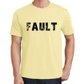 fault Men's Short Sleeve Round Neck T-shirt 00043