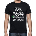 fear, World Goes Round, Men's Short Sleeve Round Neck T-shirt 00082