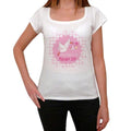 february 2017, Women's Short Sleeve Round Neck T-shirt 00086