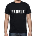 fedele, Herren-Kurzarm-Rundhals-T-Shirt 00017