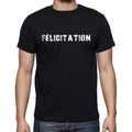 Félicitation, Französisches Wörterbuch, Herren-Kurzarm-Rundhals-T-Shirt 00009