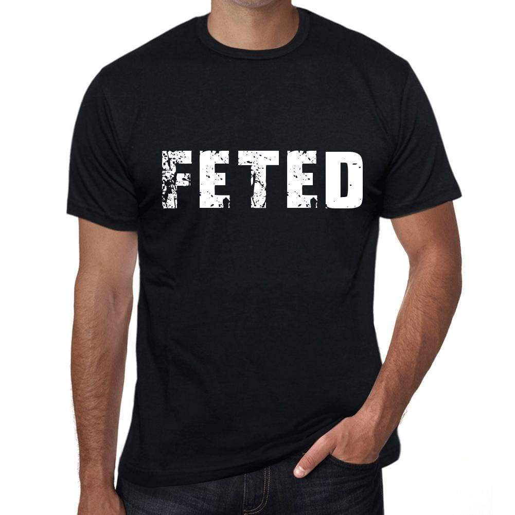 Feted Mens Retro T Shirt Black Birthday Gift 00553 - Black / Xs - Casual