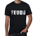 feuds Men's Retro T shirt Black Birthday Gift 00553