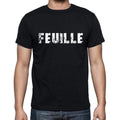 feuille, French Dictionary, Men's Short Sleeve Round Neck T-shirt 00009