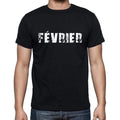 février, French Dictionary, Men's Short Sleeve Round Neck T-shirt 00009