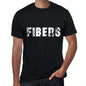Fibers Mens Vintage T Shirt Black Birthday Gift 00554 - Black / Xs - Casual