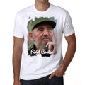Fidel Castro, Men's Short Sleeve Round Neck T-shirt 00138