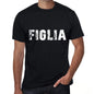 Figlia Mens T Shirt Black Birthday Gift 00551 - Black / Xs - Casual