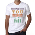 fill, Men's Short Sleeve Round Neck T-shirt 00025