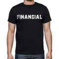 financial Men's Short Sleeve Round Neck T-shirt , Black T-shirt EN