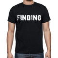 finding Men's Short Sleeve Round Neck T-shirt , Black T-shirt EN