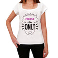 FINEST, Vibes Only, White, Women's Short Sleeve Round Neck T-shirt, gift t-shirt 00298