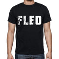 fled Men's Short Sleeve Round Neck T-shirt 00016