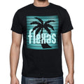 flexas, beach holidays in flexas, beach t shirts, Men's Short Sleeve Round Neck T-shirt 00028