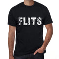 flits Men's Retro T shirt Black Birthday Gift 00553