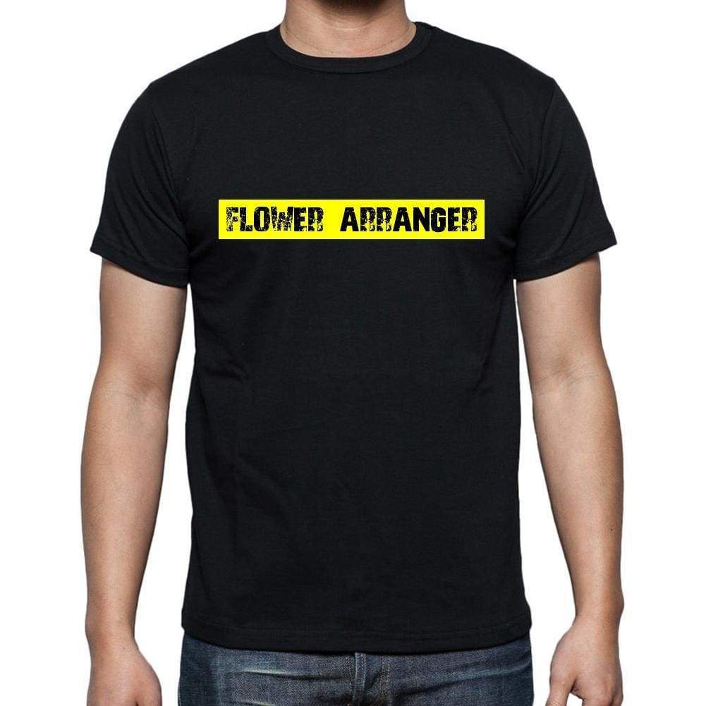 Flower Arranger T Shirt Mens T-Shirt Occupation S Size Black Cotton - T-Shirt