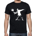 Blumengranadier 1 Schwarzes Geschenk-T-Shirt, Herren-T-Shirt, Schwarz 00191