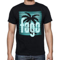 fogo, beach holidays in fogo, beach t shirts, Men's Short Sleeve Round Neck T-shirt 00028