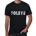 foleys Men's Vintage T shirt Black Birthday Gift 00554