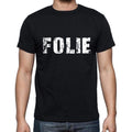 folie, French Dictionary, Men's Short Sleeve Round Neck T-shirt 00009