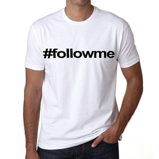 Followme Hashtag Mens Short Sleeve Round Neck T-Shirt 00076