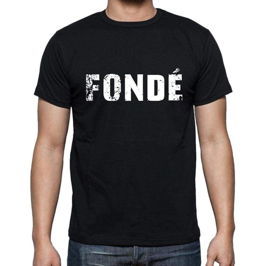 Fondé French Dictionary Mens Short Sleeve Round Neck T-Shirt 00009 - Casual