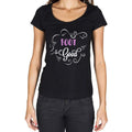 Foot is Good Women's T-shirt Black Birthday Gift 00485