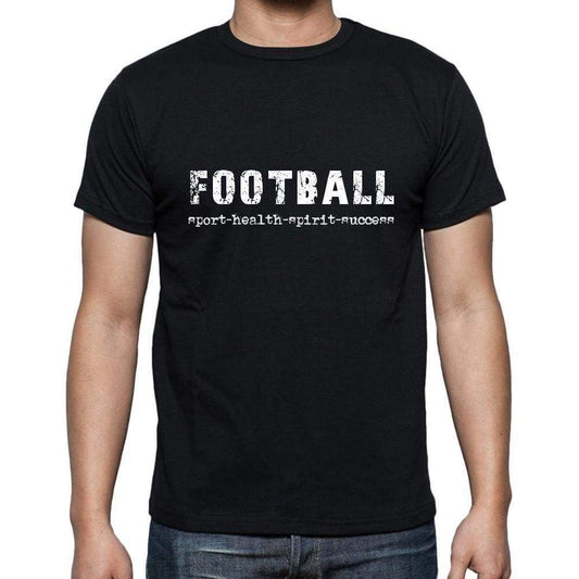 Football Sport-Health-Spirit-Success Mens Short Sleeve Round Neck T-Shirt 00079 - Casual