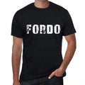 fordo Men's Retro T shirt Black Birthday Gift 00553