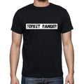 Forest Ranger t shirt, mens t-shirt, occupation, S Size, Black, Cotton