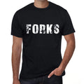 forks Men's Retro T shirt Black Birthday Gift 00553