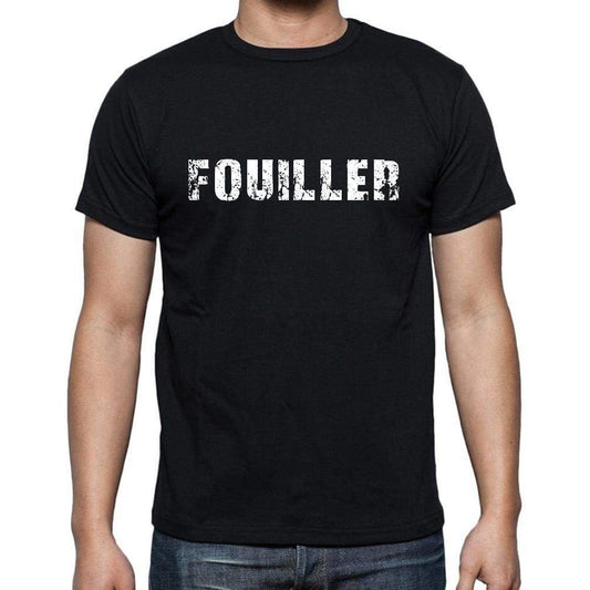 Fouiller French Dictionary Mens Short Sleeve Round Neck T-Shirt 00009 - Casual